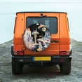 thumbnail image 2 of Daiia Cute Mushroom Landscape Tire Covers , Travel Trailer Camper Truck SUV Motorhome Waterproof Wheel Cover, Sun Rain Snow Protector-14 inch, 2 of 8