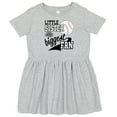 thumbnail image 3 of Inktastic Little Sister and Biggest Baseball Fan Girls Toddler Dress, 3 of 5