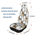thumbnail image 6 of Haiem French Bulldog 2 Printed Car Seat Covers Set of 2, Universal Fit Car Seat Covers,Protective Seat Covers,Comfortable Car Seat Covers, Easy Installation Seat Covers, 6 of 9