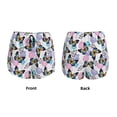 thumbnail image 5 of Lsque Bright Butterflies1 Printed Women's Running Shorts with Liner Pockets,Elastic Quick Dry Workout Athletic Gym Yoga Shorts,Womens High Waist Shorts-X-Large, 5 of 9