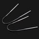 thumbnail image 3 of Stainless Steel Tongue Scraper Kit 3 Pack Stainless Steel Tongue Cleaners For Oral Care Reducing Bad Breath Metal Tongue Cleaning Tool For Adult, 3 of 4