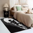 thumbnail image 3 of Cowboy Rugs for Living Room - 3x4 Rug - Cowboy Rug - Western Horse Riding Area Rug - Boys Wild West Rugs - Black and White Carpet, 3 of 7