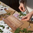 thumbnail image 4 of HEALEEP 1Set Brown Wood Flower Pressing Kit For Diy Lovers Crafting Greeting Card Making 8.3X6.3X0.08In, 4 of 8