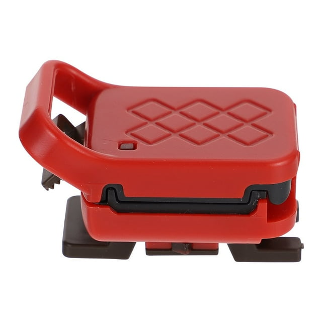Dsseng Mini Waffle Maker Set of 2 House Eggette Breakfast Machine Red Plastic