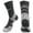 1-Black1, variant on Bibifish children socks High Top Basketball Socks Youth Athletic Crew Socks With Arch Support Cushioned soft Stretchy Sports socks