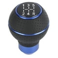thumbnail image 1 of Gear  Knob  Lever Handle Shifter Replacement  Knob 5 Speed Gear  Knob Stick Aluminium Alloy And Leather Manual Automobiles Accessory, 1 of 8
