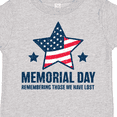 thumbnail image 4 of Inktastic Memorial Day Grunge Remembering Those We Have Lost Boys or Girls Toddler T-Shirt, 4 of 5