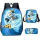 thumbnail image 5 of Mochila Phantom Ninja, mochila para estudiantes Ninjago, mochila de dibujos animados de anime, bolso tipo cartera, estuche para lápices, 5 of 5
