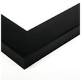 thumbnail image 5 of ArtToFrames 23" x 24" Satin Black Step Lip Picture Frame, 23x24 inch Black Wood Poster Frame (WOM-1452), 5 of 7