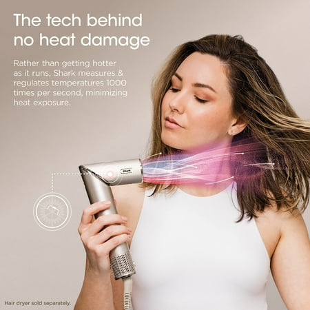 Shark - FlexStyle Curl-Defining Diffuser, Hair Drying & Styling Attachment - Beige