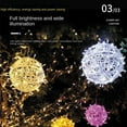 thumbnail image 5 of New New Year Multiple Colors Outdoor Garden 20CM Rattan Ball LED Fairy Light String Fairy Light String Hanging Light GREEN, 5 of 8