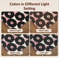 thumbnail image 7 of Design&I 2'x3' Washable Throw Rug Low Profile Daily Traffic Ready Accent Music Note Grid With Retro Cd Disc Checkered Design Vinyl Record for Hallway, Laundry Room, 7 of 7