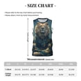 thumbnail image 4 of Xecao Starry Sky Meditating Lion print basketball shirt for both men and women, a unisex basketball jersey perfect for theme parties-Small, 4 of 6