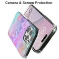thumbnail image 2 of ELEHOLD for iPhone 15 Pro Max Case, Fashion IMD Marble Pattern Anti-Scratch Slim Lightweight Hybrid Shockproof Protective Cover for iPhone 15 Pro Max 6.7 Inch,Purple Marble, 2 of 5