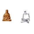 thumbnail image 1 of Estatua del Corazón de Jesús, figura del Corazón, figura de Jesús, obra de arte, estatua de pensador abstracto, resina, adecuada para sala de, 1 of 8
