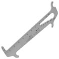 thumbnail image 6 of UPGRATOR Plated Silver Aluminum Alloy Bike Chain Wear Indicator Portable Measuring Ruler Durable Bike Chain Tool, 6 of 8