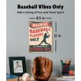 thumbnail image 5 of Baseball Room Decor Sign for Boys - Cool Baseball gifts for boys 8-12, Perfect as Baseball Decorations, Bedroom, Posters, Accessories, and Sports Memorabilia by Opix Design, Baseball, 5 of 8