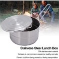 thumbnail image 4 of Lunch Box 304 Stainless Steel 1.5L Larger Capacity Leakproof Portable Outdoor Picnic Bento Box Container, 4 of 8