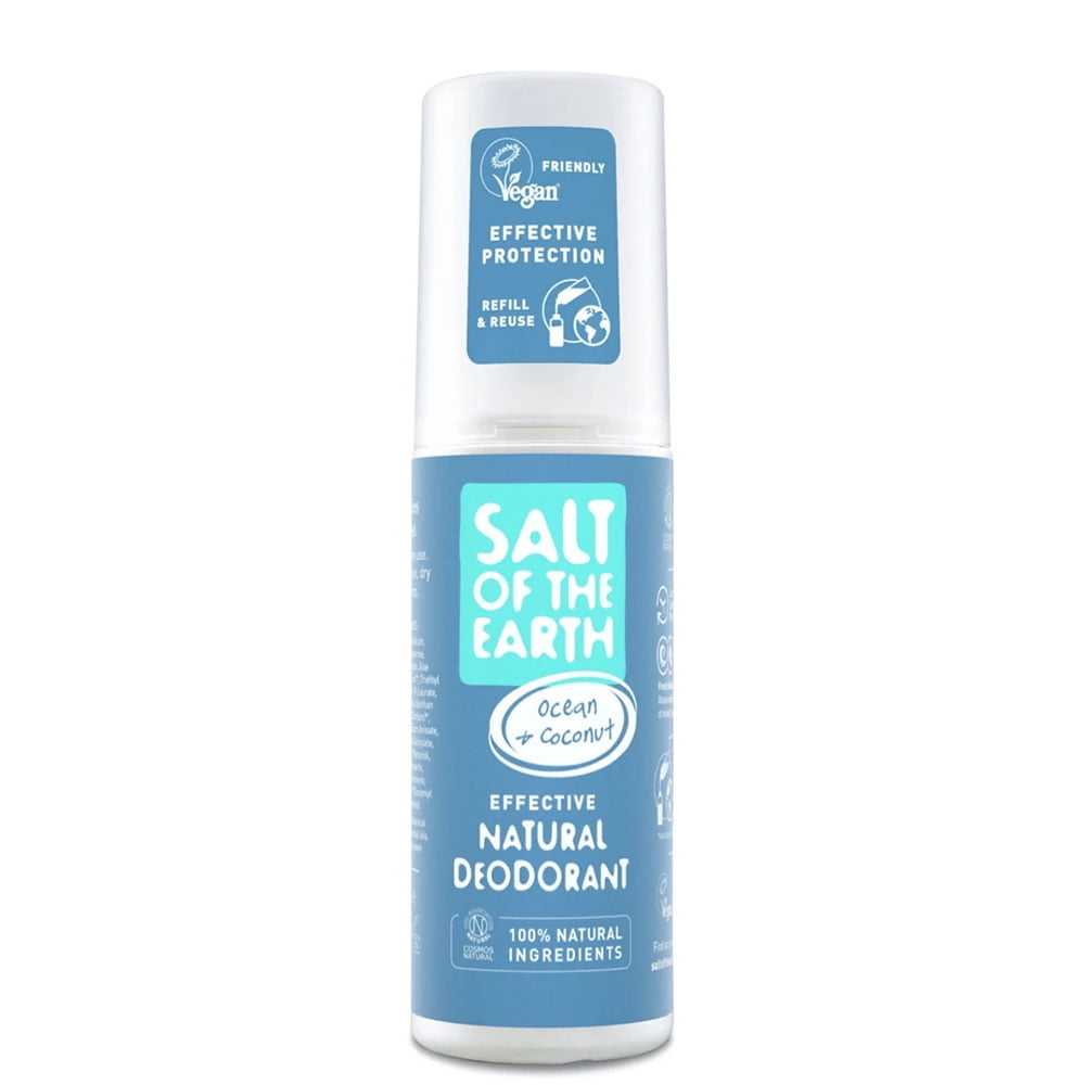 Salt Of The Earth Ocean + Coconut Natural Spray Deodorant 100ml (Pack of 3)