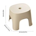 thumbnail image 3 of HAOANTall Plastic 1 Step Stool Plastic Mini Stool for Home Portable Single Level Step Ladder Foot Stool for Kitchen Bathroom Bedroom and Garage, 3 of 8