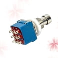 thumbnail image 2 of Guitare Électrique Pédale d'Effets Boîte Pied Métal True Bypass 9 Broches 3PDT (Bleu), 2 of 4