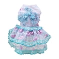 thumbnail image 2 of Cheers.US Pet Dog Tutu Dress Skirt Cloth, Lace Embroidery Birthday Dress for Summer Pet Dog Cat Puppy Princess Lace Skirt Apparel Outfit for Girl, 2 of 7