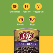 S&W Black Beans 15 oz. Can