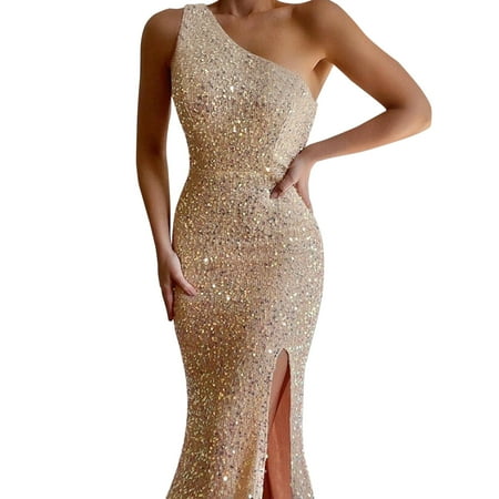 

Sayhi Maternity Dress for Women plus Size Shoulder Bodycons Sleeve Single Plaid Velvet Sequin Women s Glitter Dress