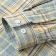thumbnail image 5 of Mens Shirts Flannel Shirt for Men Plaid Oversized Button Down Shirts Loose Fit Long Sleeve Shirt Jacket Fall Fashion Clothes 2025, 5 of 7
