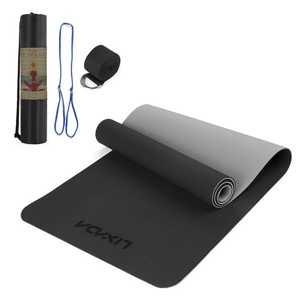 Yoga Pad 72x24IN Estera de yoga antideslizante TPE Eco Friendly Fitness Pilates Gymnastics Mat Regal Lixada Yoga Pad