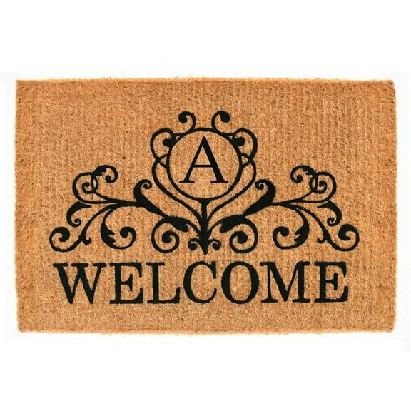 Calloway Mills Kingston Welcome Outdoor Doormat 3' x 6' x 1.5" (Letter A)