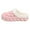 Pink, variant on Girls Slippers Memory Foam Toddler Kids Comfort Wool-Like Plush Fleece Lined House Shoes for Indoor & Outdoor Beige for Size 1