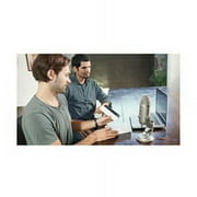 Blue Microphones Yeti USB Microphone (Silver) with Headphones and Pop Filter