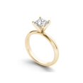 thumbnail image 2 of 1 Carat T.W. Diamond Princess-Cut Solitaire 14kt Yellow Gold Engagement Ring, 2 of 4