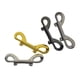 thumbnail image 5 of Gancho de seguridad de doble extremo de 3,5 pulgadas, aleación de zinc, cadena, clips metálicos, llavero 4 piezas, 5 of 9