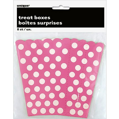 - Polka Dot Favor Boxes, 8ct