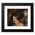 thumbnail image 2 of Edward Matthew Ward 23x20 Black Modern Framed Museum Art Print Titled - King Lear and Cordelia (1857), 2 of 5
