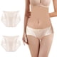 thumbnail image 1 of Gibobby Panty Microfibra con Encaje Ropa interior cómoda de seda de hielo grande para mujer Ropa interior sólida de tiro medio sin rieles para mujer(Beige， M), 1 of 3