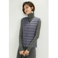 thumbnail image 2 of Wenseny Women’s Quilted Down Puffer Vest Warm Button Outerwear Padded Coat Dark Blue M, 2 of 7