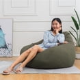 thumbnail image 1 of Housse de Pouf Décorative Intérieure Multicolore pour Maison, Chaise Tatami, Canapé de Repos, Fauteuil Lounge Doux, Housse Lavable (Remplissage Non Inclus), 1 of 6