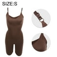 thumbnail image 3 of Unique Bargains Women Shapewear Tummy Control Full Bust Body Shaper Briefs Bodysuit Butt Lifter Thigh Slimmer S Brown, 3 of 7