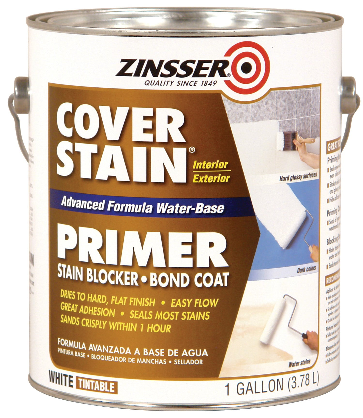 Zinsser Cover Stain Water Based PrimerSealer Oil Base Interior