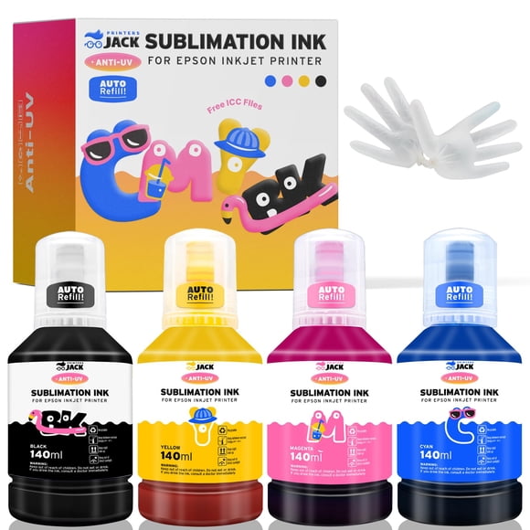 Tinta de sublimación Printers Jack 560 ml anti-UV para recarga