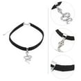 thumbnail image 4 of Collar gótico serpiente gargantilla serpiente para mujer collar collar collar cadena de clavícula, 4 of 5