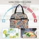 thumbnail image 4 of Disketp Set Of Travel Vintage Lonchera Térmica para Mujer y Hombre, Bolsa de Almuerzo Reutilizable e Impermeable para Trabajo, Viajes y Picnic, 4 of 7