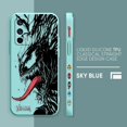 thumbnail image 3 of Case For OPPO Realme 9 8 8I 7 6 5 C21 GT NEO 2 3 5 V15 V25 Colour Simple Liquid Silicone Case Marvel Comics Venom, 3 of 5