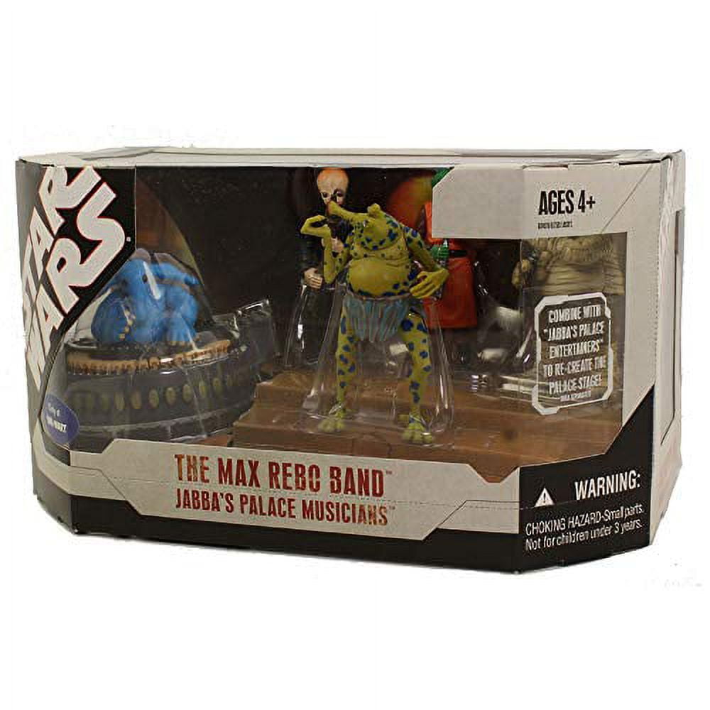 Action Figure Star Wars: Barquin D'an & Droopy McCool - Max Rebo Band - Esclusiva Giapponese (Confezione Sigillata)
