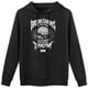 thumbnail image 1 of Sudadera Unisex con Capucha Negra, Estampado Gráfico Estilo Alternativo, Algodón y Poliéster, 1 of 5