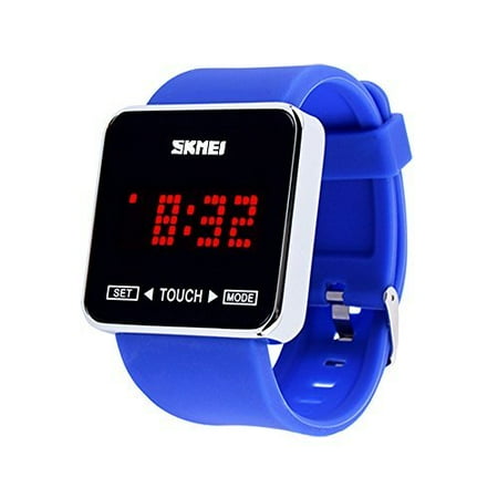 blue planet lcd digital watch