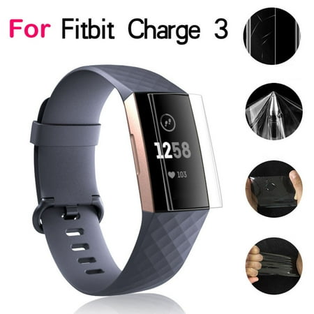 lulshou 9H Explosion-proof TPU HD Full Cover Screen Protector Film For Fitbit Charge 3